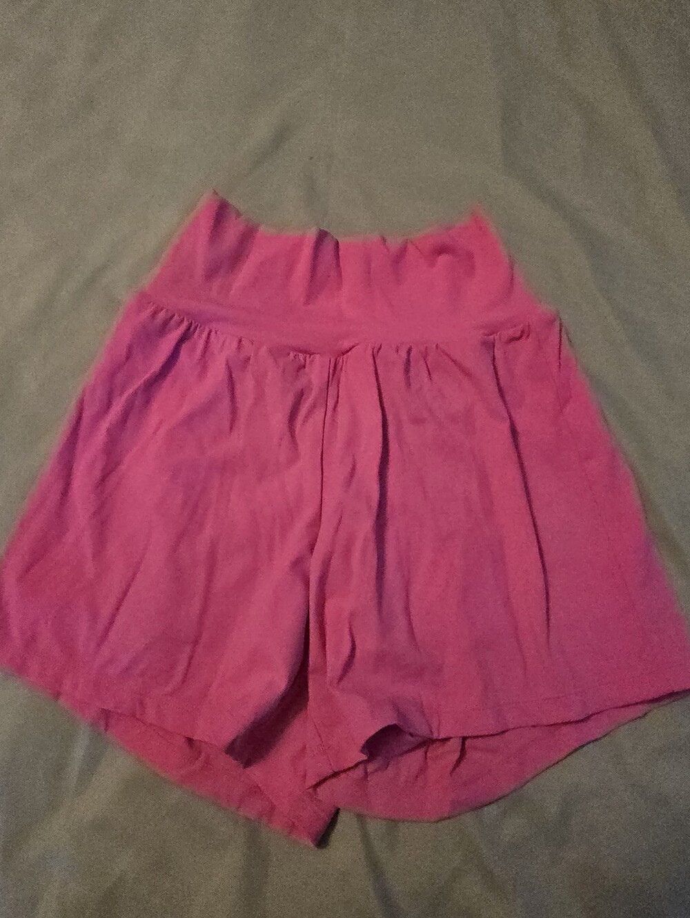 HALARA Hot Pink High-Waist Relaxed Shorts